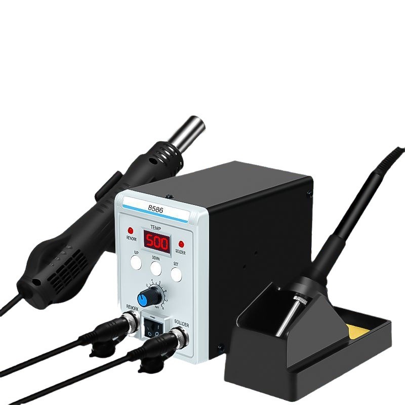 Smd Rework Station Hot Air Soldering 2 In 1 - 8586 Station de soudure et de