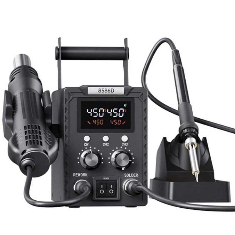 K8586D Station de soudure et d - Smd Rework Station Hot Air Soldering 2 In 1 avis et prix